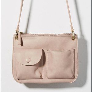 Anthropologie Charlize Utility Crossbody Bag pink